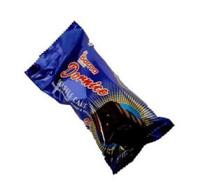 کیک کاکائویی با مغزی و روکش شکلاتی درنا 45 گرم