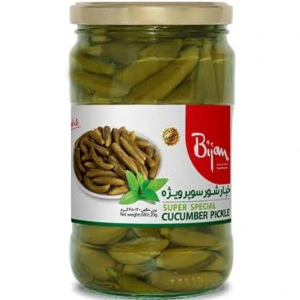 خیارشور سوپرویژه شیشه 660گرم بیژن
