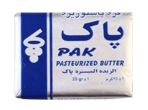 کره 25گرم پاک