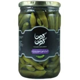 خیارشور سوپرویژه شیشه700گرم گوناگون
